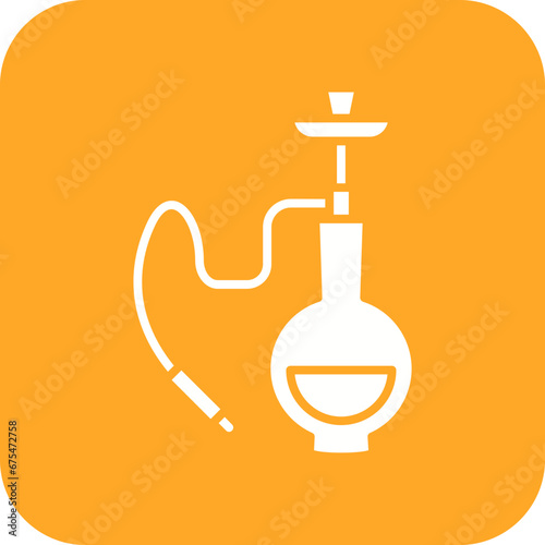 Hookah Line Color Icon
