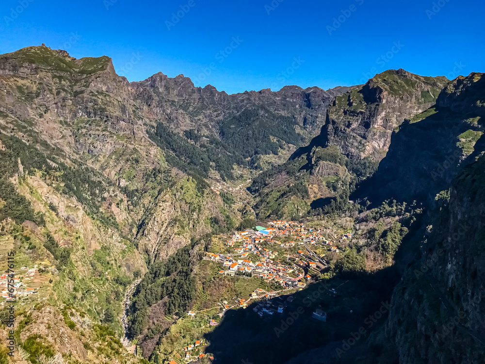 Fototapeta premium view from the top of mountain