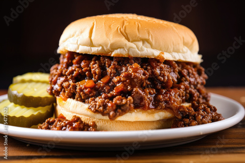 Classic American Sloppy Joe, Messy and Delicious