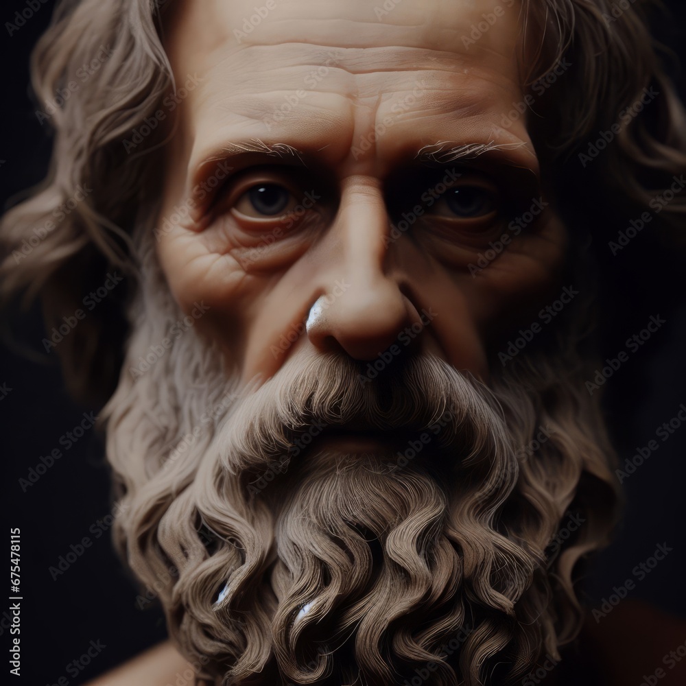 portrait of a man with a beard portrait of a man with a beard