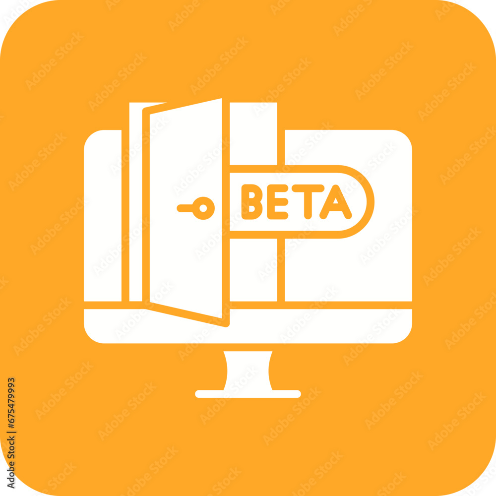 Beta Line Color Icon Beta Line Color Icon