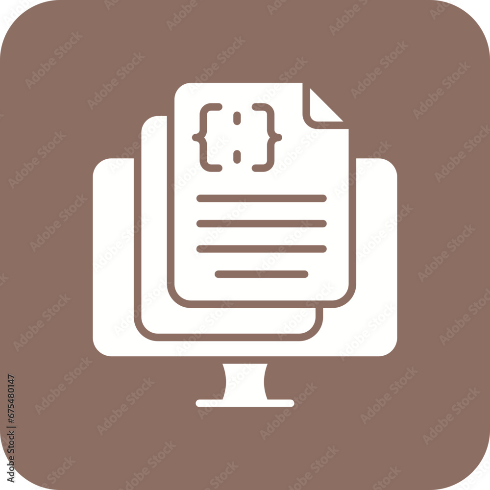 Programming Notes Line Color Icon Programming Notes Line Color Icon