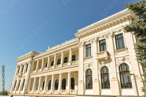 facade of a building with a balcony