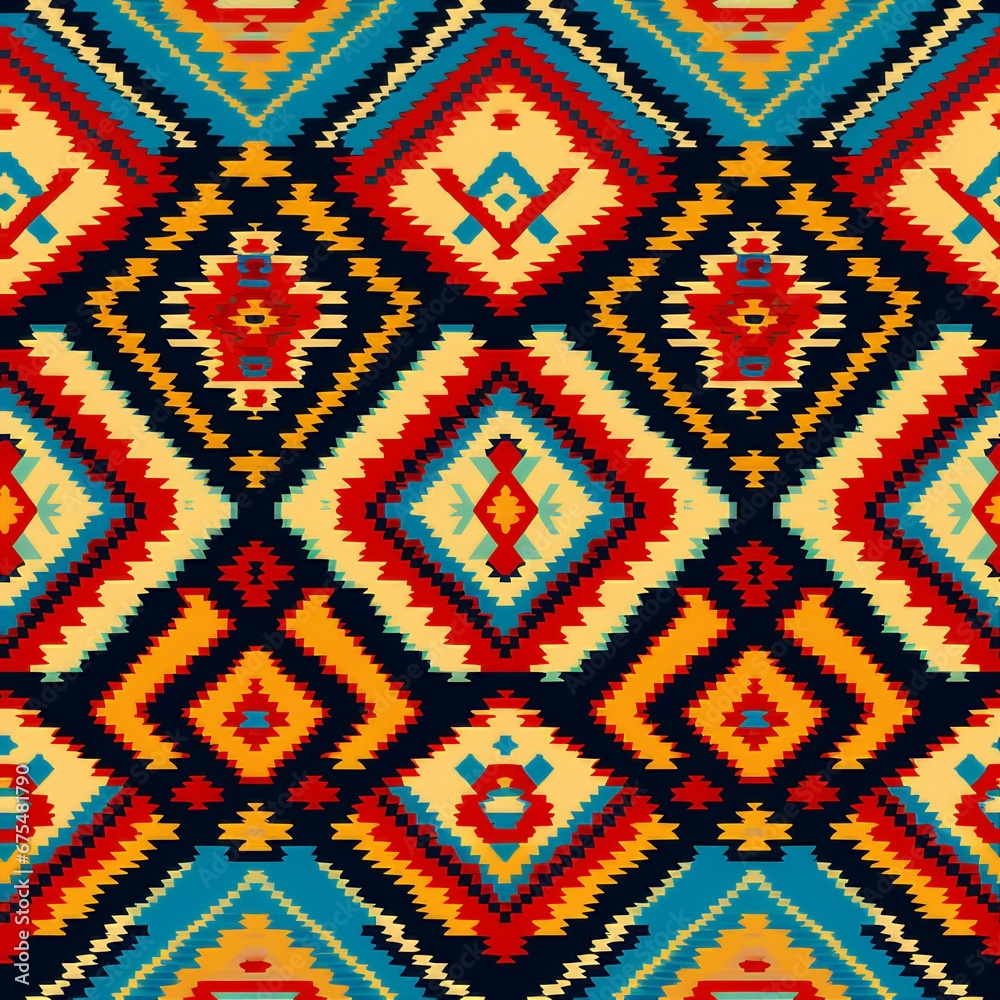 Berber Moroccan Kilim Pattern