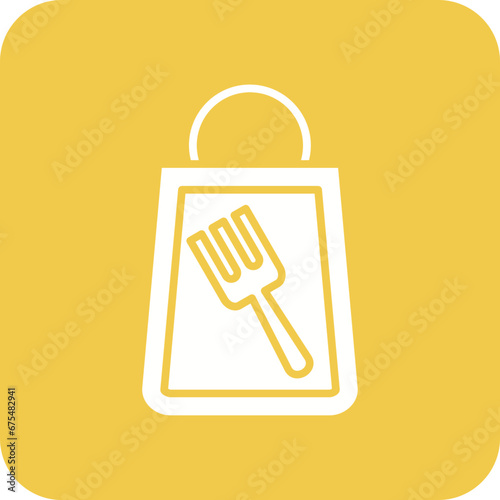 Take Away Line Color Icon