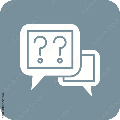 Questions Line Color Icon