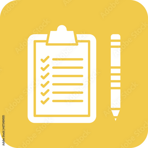 Tasks List Line Color Icon