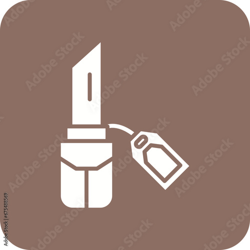 Lipstick Sale Line Color Icon