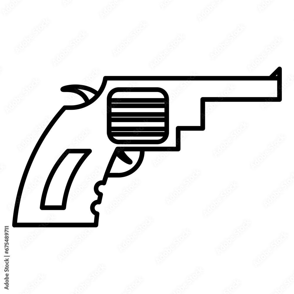 gun line icon gun line icon