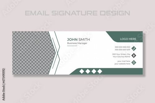 corporate email signature and professional email signature design template.
