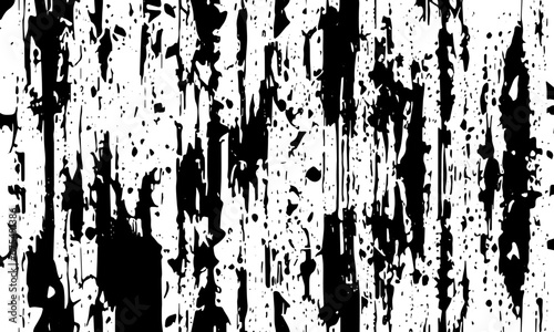 Grunge old detailed black abstract texture. Vector background..