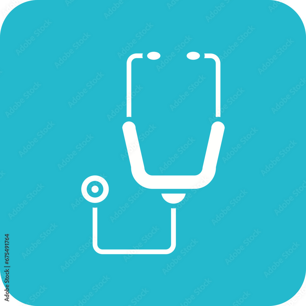 Stethoscope Line Color Icon Stethoscope Line Color Icon