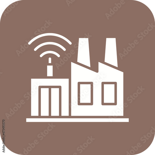 Smart Industry Line Color Icon
