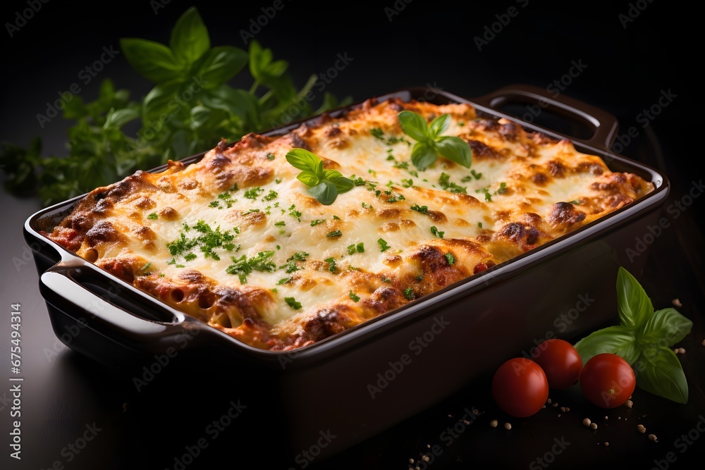Traditional homemade lasagna Traditional homemade lasagna