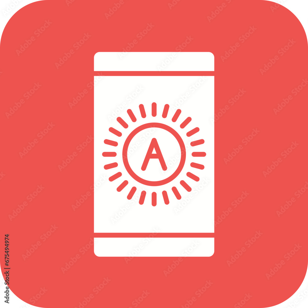 Brightness Auto Line Color Icon Brightness Auto Line Color Icon