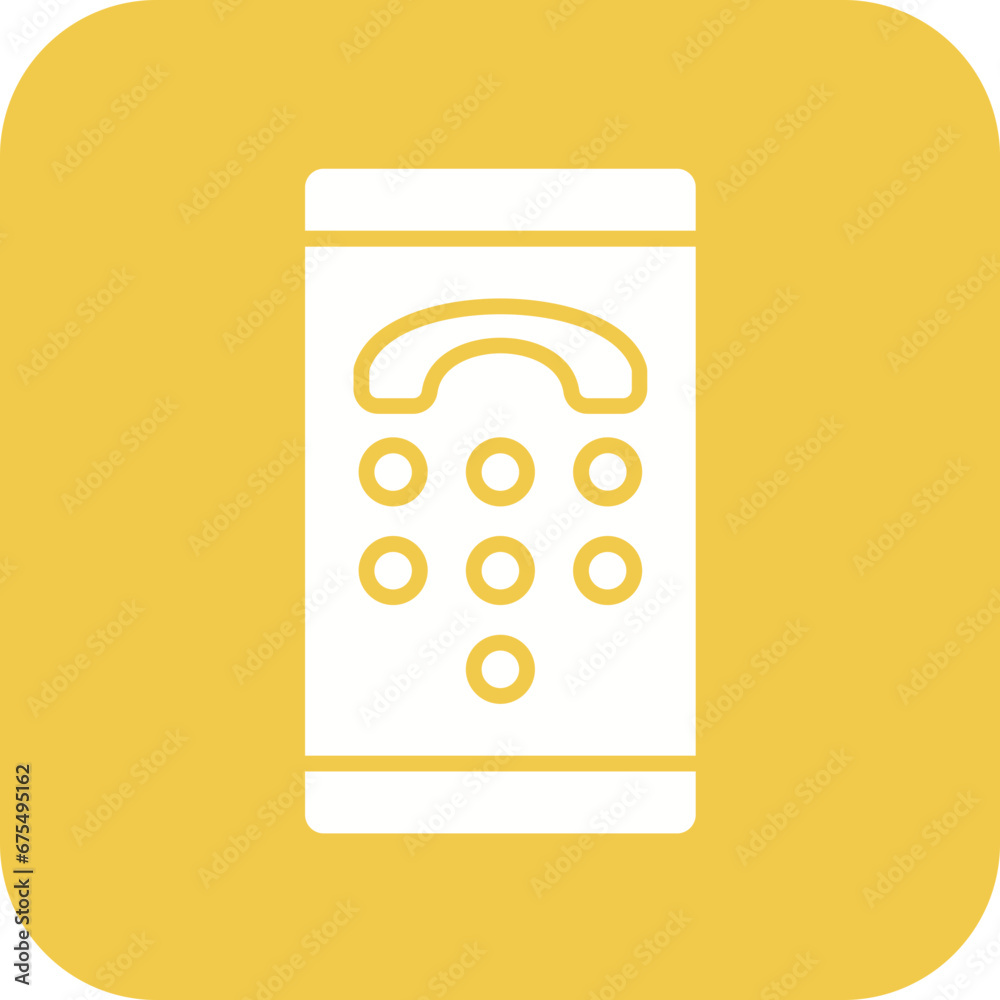 Dial Pad Line Color Icon Dial Pad Line Color Icon