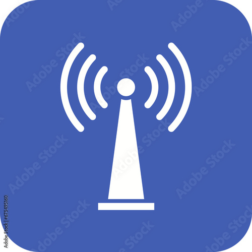 Wifi Tethering Line Color Icon
