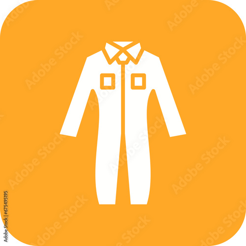 Coveralls Line Color Icon