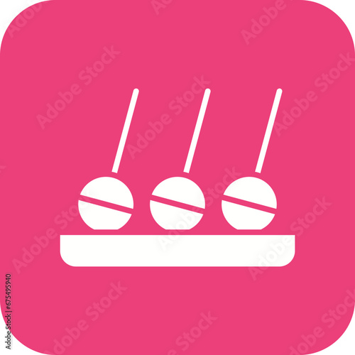 Appetizer Line Color Icon