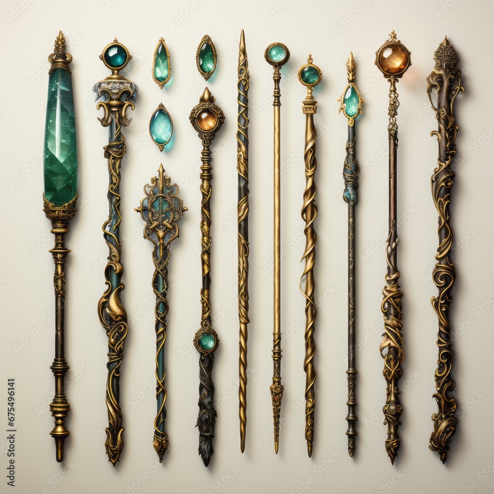 magical wands game assets magical wands game assets