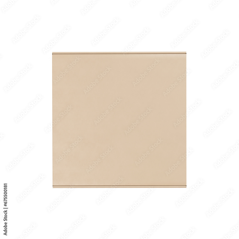 a brown Square Corrugated Box image isolated on a white background a brown Square Corrugated Box image isolated on a white background