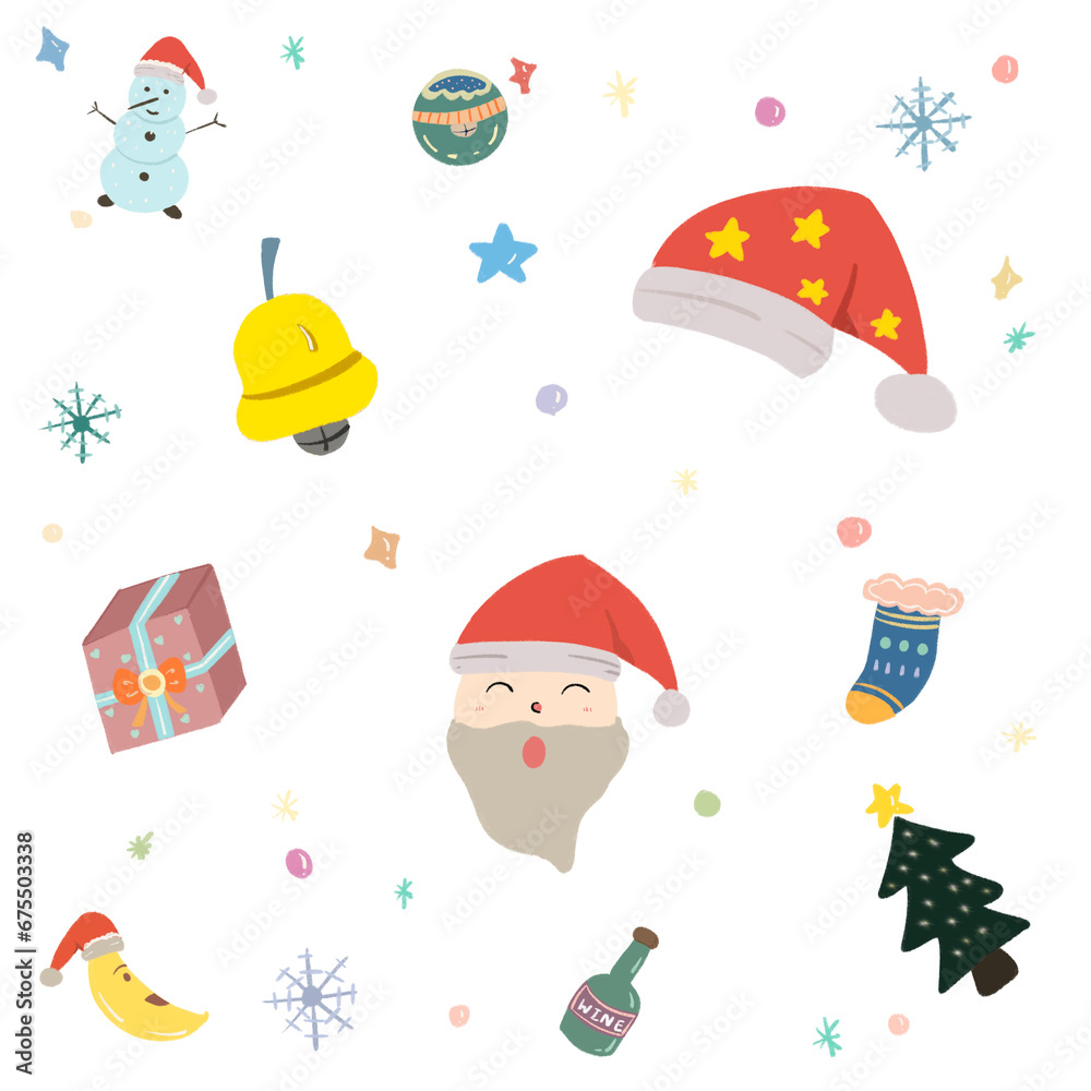 Fototapeta premium The single Christmas background 