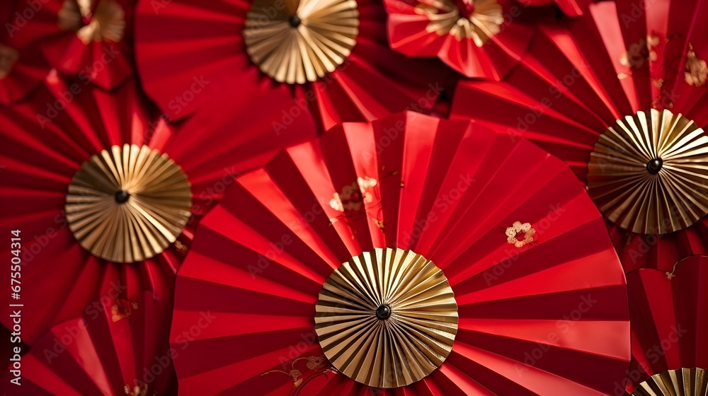 Chinese new year concept decorated festive background