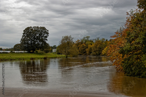 Autumn colours by the River Tees in Darlington