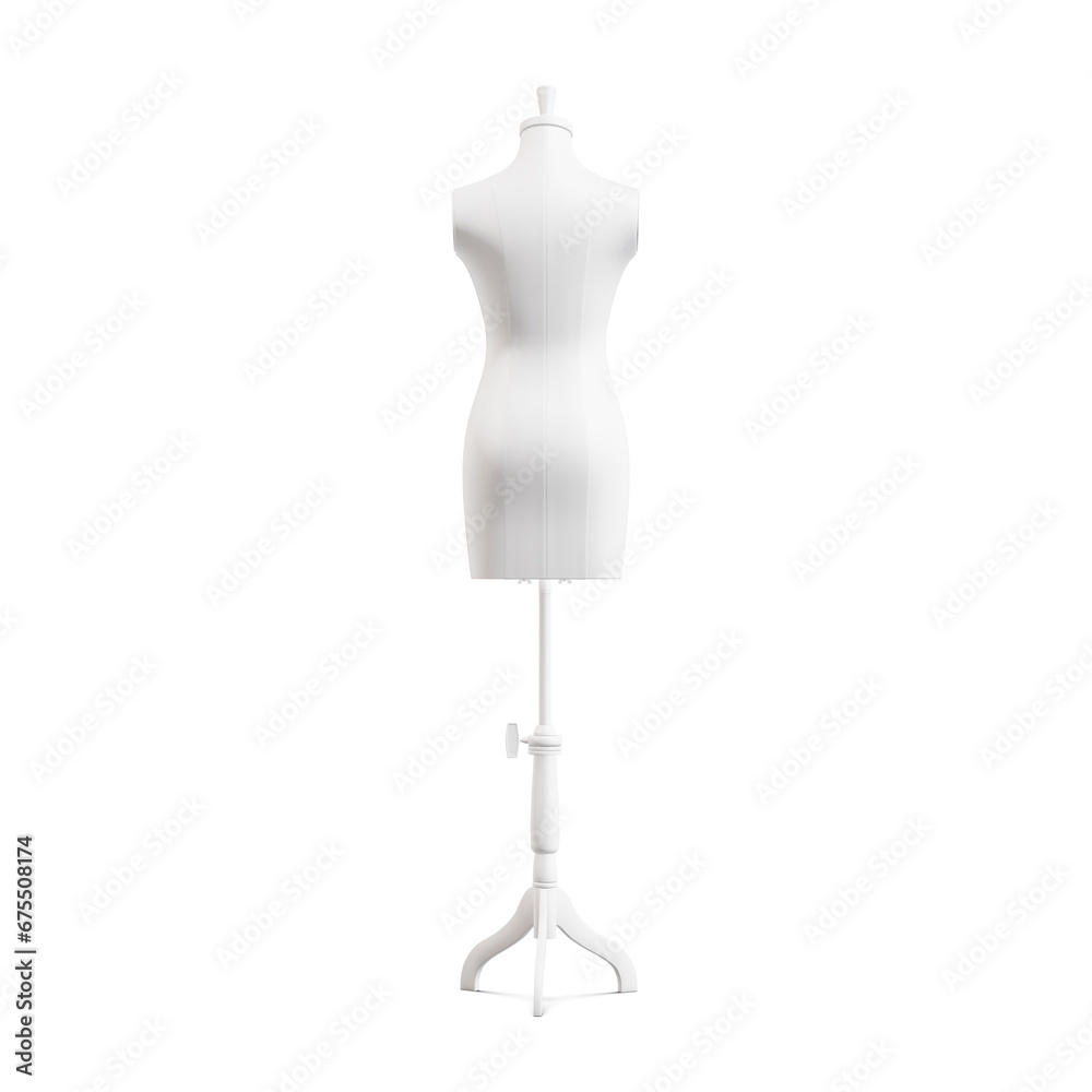 a image of a Tailors Female Mannequin isolated on a white background a image of a Tailors Female Mannequin isolated on a white background