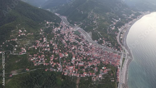 A view from the town of inebolu in Kastamonu, Turkey. photo