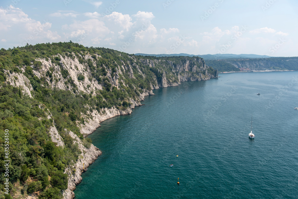 View of the cliffs of di Duino