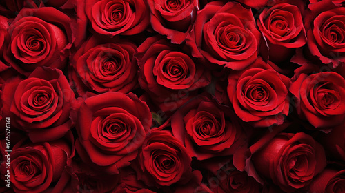 Red rose background. Symbol of love and passion