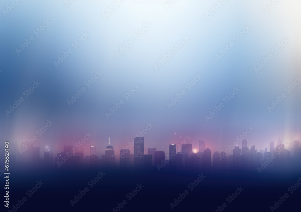 City Lights in the Mist: Cityscape Gradients 