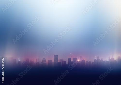 City Lights in the Mist: Cityscape Gradients 