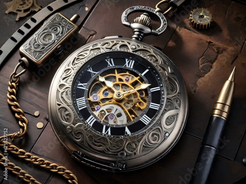 The Captain's antique pocket watch