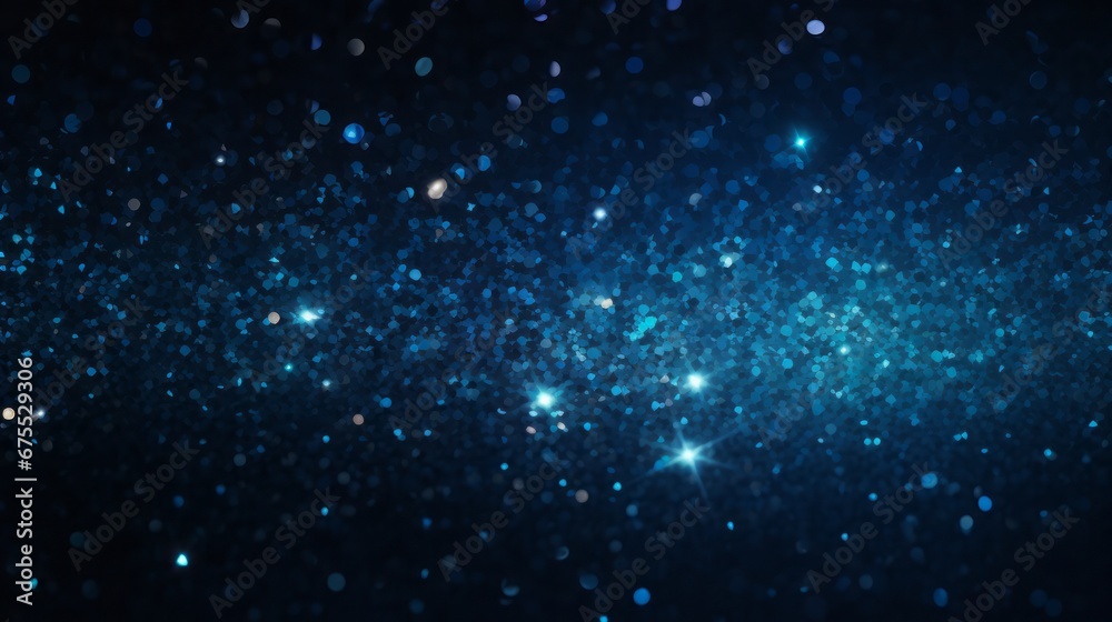 Obraz premium blue sparkles background.