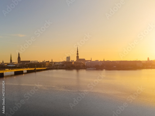 Riga city is the capital of Latvia for holidays all year round... Riga, Latvia, 08-17-2021