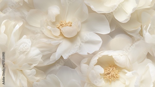  a bunch of white flowers that are in the middle of a flower arrangement, with one flower in the middle of the picture.  generative ai