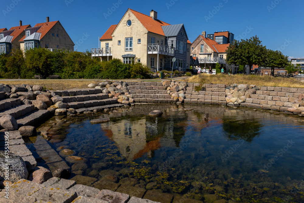 A house by a pound in Limhamn