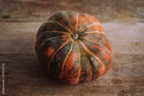 pumpkin on a wooden background