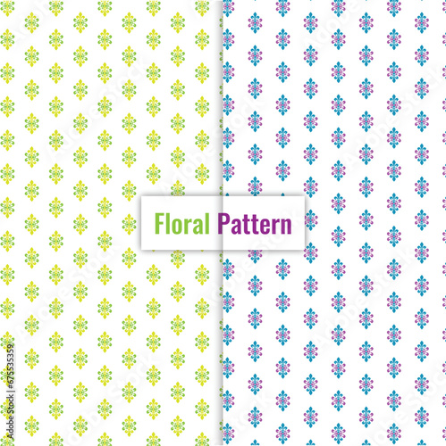 Floral seamless pattern design for fabric or textile