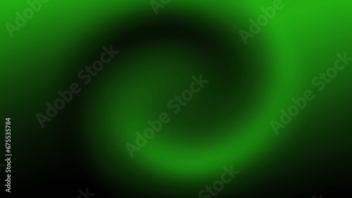 Abstract blurred green black color gradient background. Swirl Textured backdrop. Luxury template. Digital screen. Premium banner. Copy space. NFT card. Cover design. Combatting climate change concept.