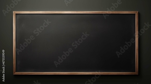 blank blackboard isolated on white. create using a generative ai tool 