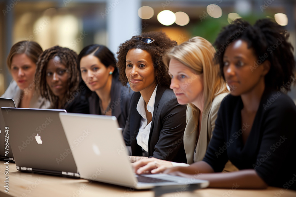 A team of women taking part in a A team of women taking part in a