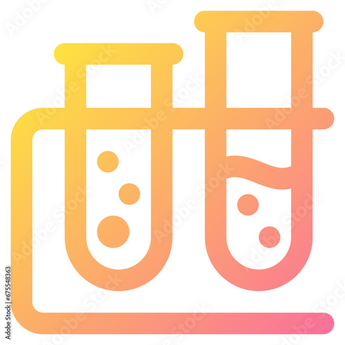 test tubes icon illustration