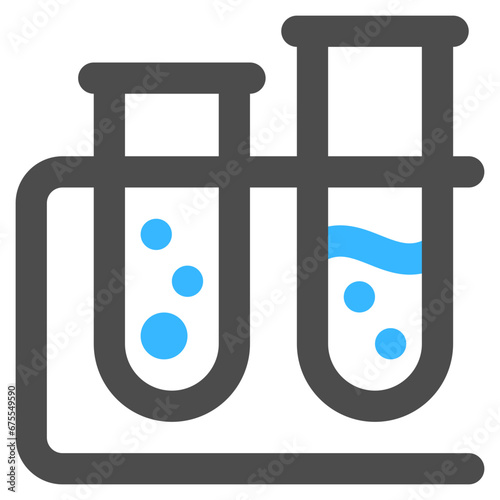 test tubes icon illustration