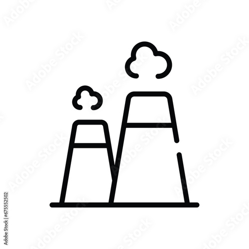 Nuclear Power icon vector stock illustration