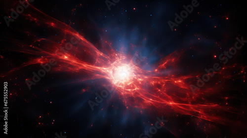 Burst of cosmic energy in deep space