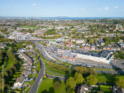 Dundrum Luas Bridge from above