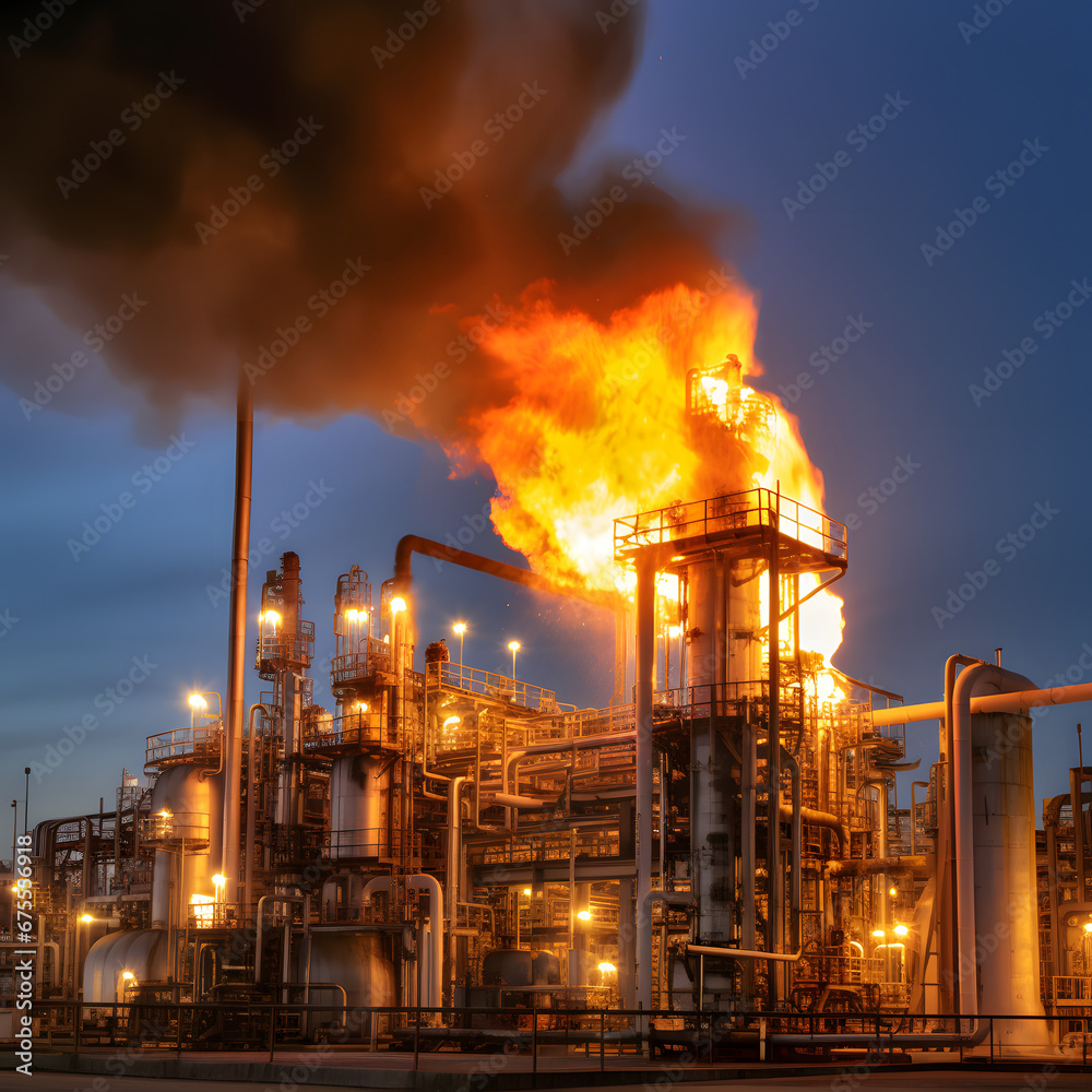 Gas processing plant, Oil and gas transportation, Chemical plant worker,Oil well drilling, Gas compression, Oil and gas infrastructure, Chemical spill